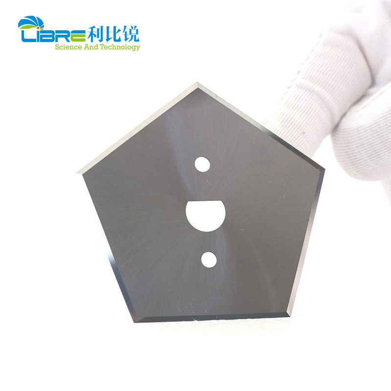 Tungstencarbide Pentagon Blade met 5 snijkanten en 66,9 mm lange industriële slitterbladen