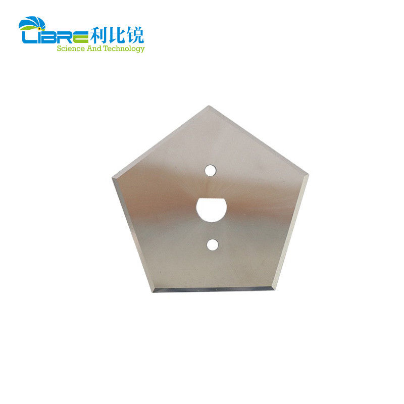 Tungstencarbide Pentagon Blade met 5 snijkanten en 66,9 mm lange industriële slitterbladen