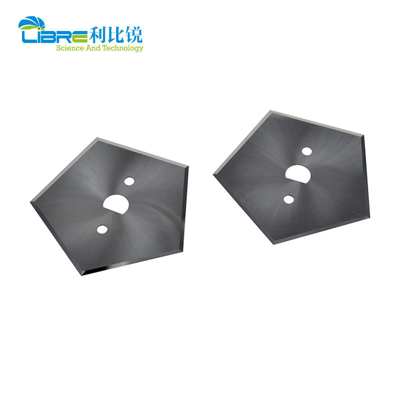 Tungstencarbide Pentagon Blade met 5 snijkanten en 66,9 mm lange industriële slitterbladen