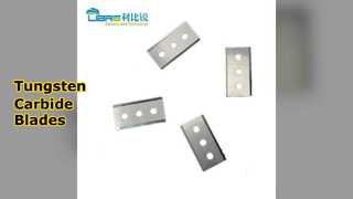 Snijbladen van wolfraamcarbidefilm 43x22x0,4 mm